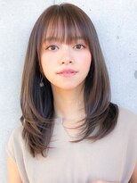 アグノス 青山(Agnos)&nbsp;レイヤーカット暗めカラーフェイスフレーミングデザインカラー