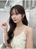 顔周りカット/レイヤーカット/シースルー　上野