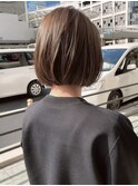ミニボブ/ショートボブ/レイヤーボブ/ハニーブラウン/豊中庄内