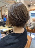 30代、40代/ハイライト/グレージュカラー