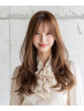 バグズ ヘアデザイン 桔梗が丘店(Baguz HAIR DESIGN) 韓国風くびれレイヤー×コテ巻き風パーマ