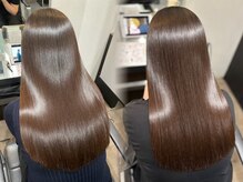 〈柔らかく自然にまとまる〉“酸性ストレート”で美髪へ【縮毛矯正/髪質改善/ナチュラルストレート/南方】