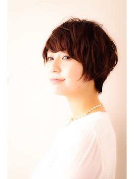 メリーランド 荏原町店(MerryLand) 大人のナチュラルショート♪流し前髪で小顔も♪