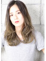 ヘアサロン ガリカ 表参道(hair salon Gallica)&nbsp;☆『 プラチナグレージュ & ルーズ 』な外国人風 semi-long ☆