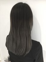 ルフ ヘアーデザイン(ruf hair design) 【ruf hair design】グラデーショングレージュ セミロング