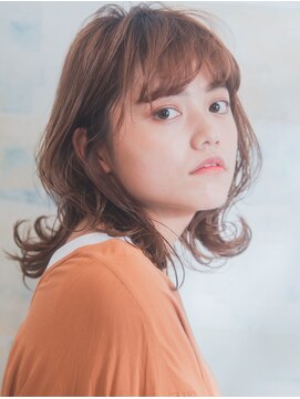 ネオリーブ コパン 鶴見店(Neolive copain) 王道外ハネふんわりミディアム