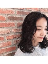 オーガニック アトリエ 大宮(organic+atelier)&nbsp;長め+デジタルパーマ【大宮/大宮駅】