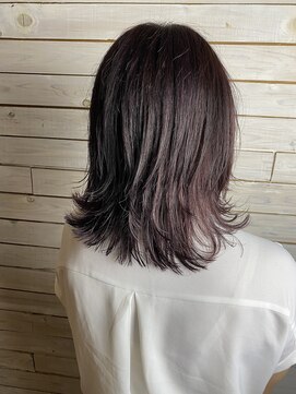 デコヘアー キートス(DECO HAIR kiitos) パープルレイヤースタイル