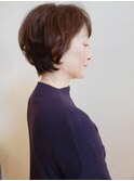 美シルエット柔らかウェーブ/ボブパーマ/前髪パーマ