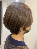 カノエ 松江学園店(canoe)&nbsp;canoe式_髪質改善カラー[丸みショート]