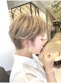【THEOSCAR 印南】ハイトーンフレンチショート
