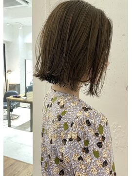 カウチ 板橋本町店(kauti) ぱつっとだけど柔らかい外ハネボブ