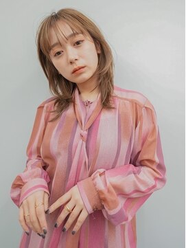 ジーテ 渋谷(gite) 顔周りレイヤー/ウルフカット /渋谷/髪質改善