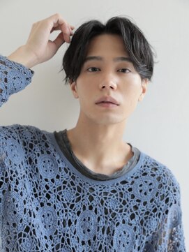 イヴォークトーキョーオーサカ(EVOKE TOKYO osaka) ニュアンスパーマ マッシュ アップバング