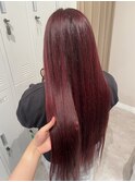 ブリーチなし cherry pink