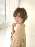 大人ショートボブ