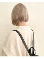 ビジュ(bijou)&nbsp;ミルクティーベージュ×ボブ