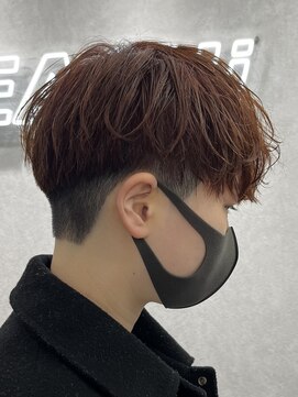 ブリーチ 原宿店(BLEACHi) ブリーチなし/カラー/レッドカラー/メンズマッシュ/ゆるふわ