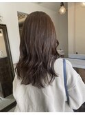 brown × long hair