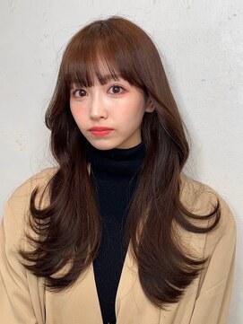 ニーフ 恵比寿(neaf) イメチェン　ホワイトブロンド　外ハネボブ 美髪　ワイドバング