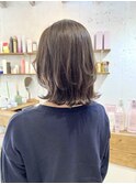 透明感たっぷり！アッシュグレージュ