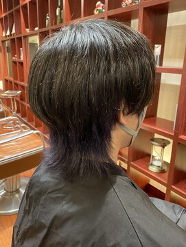 マルム(mulum) マッシュウルフ×バイオレット インナーカラー*AKARI