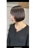ライン感を出した首元スッキリボブ！　岐阜美容室
