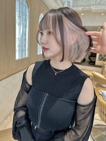 ロンド ジュルード 名古屋(Lond jeloud)&nbsp;韓国風 レイヤーカット ケアブリーチ 学割4926