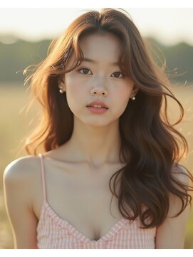 マルカ 千歳烏山(marca) ウェービーヘア/オレンジブラウン