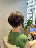 ブリーチなし秋色カラーオリーブカラーミディアム