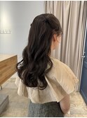 お呼ばれヘア