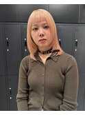 【 フェイスレイヤー 】個性派/オン眉バング/レイヤースタイル
