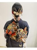 成人式しめ縄アレンジ