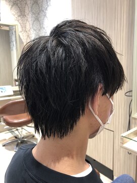 ビス リアン 川口店(Vis lien) 無造作メンズベリーショート☆ツーブロックアッシュブラウン