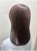 光に透ける、透明感ピンクカラーで大人可愛く!