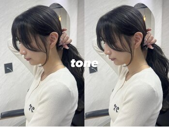 トーン(tone)の写真/【JR高槻1分】顔周りのデザインで垢抜けた印象に＊“抜け感×こなれ感”で周りと差がつく褒められHairへ♪