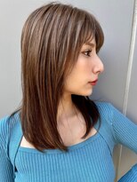 クレドガーデン 柏(CRED GARDEN) 髪質改善大人可愛いストレートロング艶バイオレット20代30代40代