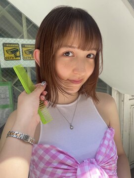 ノラギンザユー(NORA GINZA/U) 顔まわりカット顔まわりレイヤーカットボブレイヤーミニボブ