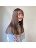 【津村指定】前髪+顔周りのデザインカット&髪質改善艶カラー¥13200