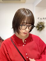 シアン ヘア デザイン(cyan hair design) 【cyan】ボブウルフ