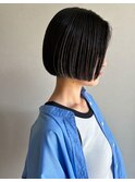 #BLUEボブ   あご上ボブ