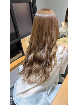 レム 泉中央店(L.E.M) ブリーチなしベージュカラー