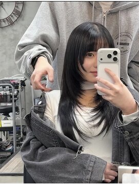 サロウィン 広島(SALOWIN) 黒髪×ロングレイヤー