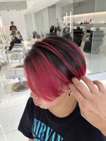 レイズ 国分寺店(RAYS)&nbsp;ショートバレイヤージュ・バイオレットピンク[国分寺]