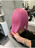 17892ラベンダーパープルバタフライレイヤーカットボルドカラー