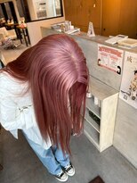 マッシュ グランバーズ 布施(MASHU GRANDVASE) 【東大阪布施】ワンブリーチで作るピンクベージュ/20代・30代