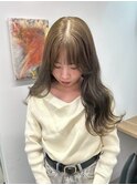 似合わせカットベージュカラー[表参道ダブルカラーケアブリーチ]