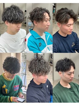 モニュメント(Monument)の写真/メンズパーマで垢抜け！スタイリングが楽なデザインパーマで、自宅でも再現しやすいスタイルへ☆