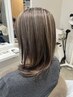 【大人女子に人気】白髪ぼかしハイライト(部分)＋フルカラー＋カット＋Tr付き