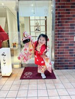 媛(en)&nbsp;七五三★3歳被布着付け、ヘアーメイク